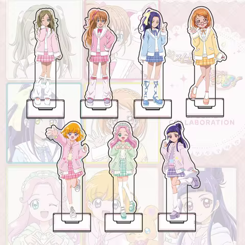 Suite Pretty Cure Mahou Tsukai Precure Acrylic Stand Hibiki Mirai Liko Kanade Casual Outfit Standee 