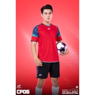 CP SPORT - RED CP06 Sports Football Kit, Cool Stretch Sesame Fabric BDC-CP06-DO