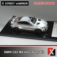 Street Warrior 1:64 bmw G82 M4 Adro Body Kit Silver