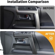 Voodonala for 4Runner Inner Door Handle Door Pull Cover Trim Decoration Garnish for Toyota 4Runner I