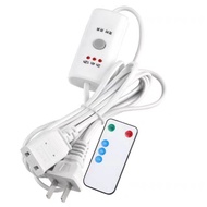 Remote Control Timer Switch Extension Cable with Switch Ceiling Fan Cable 3 M Two-Hole Socket Timer Lengthened Cable