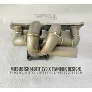 FAL Precision Turbo Manifold Banana Mitsubishi 4B11T EVO X Tanduk Design