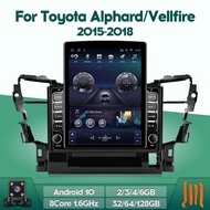 WeBetter TopNavi Android 8Core IPS 9.7inch Vertical Screen Car Radio Player For Toyota Alphard Vellf