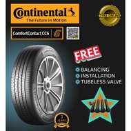 CONTINENTAL COMFORTCONTACT CC6 195/55R15 NEW TYRE TIRES TAYAR BARU RIM 15 WIRA GEN2 ONLINE FREE INSTALLATION BATU PAHAT