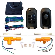 pl_auto Car Central Lock Set With 2 Remote Keys For 2-Door Cars Can Be Used With All Models (Same Ke
