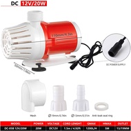 TOPOP CLUB Water Pump Aquarium Amphibious 20W DC 12V 800L/H 1200L/H Controllable Adjustable Speed Wa