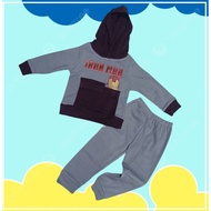 Set Baju jalan Hoodie budak / Baju Hoodie / Baju Jalan Hoodie budak