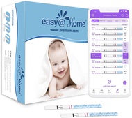 Easy Home Ovulation Test Predictor Kit : Accurate Fertility Test for Women (Width of 5mm), Fertility Monitor Test Strips, 50 LH Strips