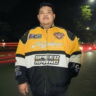 HIGHEST NASCAR MOTORCYCLE JACKET HNS1 NASCAR JACKET QUILTING JACKET JUMBO BIGSIZE JACKET 2XL 3XL 4XL