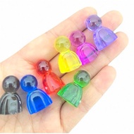 9pcs 24mm arcylic Board Game Meeple Pawn /character Set