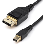 StarTech.com Mini DisplayPort to DisplayPort 1.4 Cable / 2 Meters / VESA Certified / 8K60Hz, 4K120Hz