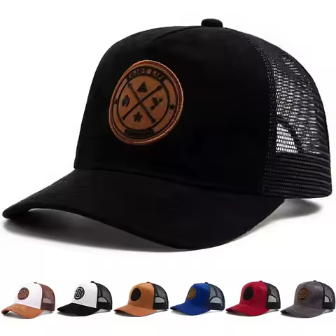 Unisex ENJOY LIFE Label Baseball Net Caps Spring and Summer Outdoor Adjustable Casual Hats Sunscreen