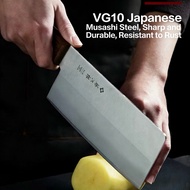 Tojiro DP Damascus  Japan Stainless Steel Cleaver Chopper with Non-stick Blade | Chuka-bocho | Profe