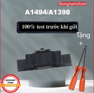 Pin thay cho Retina 15″ A1398 ME293 ME294 Late 2013 Mid 2014 – A1494 – 6 CELL