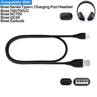 USB Type C Fast Charging Cable For Bose Series 700 700UC NC700 QC45 Earbuds USB-C Charging Port Headset