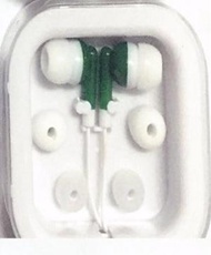 Others - 有線耳機方盒套裝入耳式MP3環保耳機（綠色）