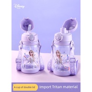 kids water bottle Disney Children Water Cup Summer Girl Drinking Straw Cup Kindergarten School Dedic