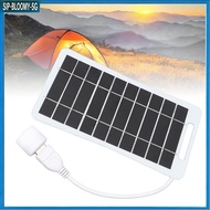 【1.15】 5W5V Solar Panel with USB  Outdoor Portable Battery Cell Phone Charger