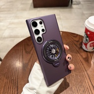 BOSKJUE | ที่วางแบบจิโรสโคปหมุนสำหรับเคสมือถือ Samsung S25 Ultra บางมาก กันกระแทก เคสแข็ง