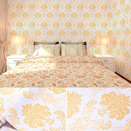 Gold Batik Wall Paper 8m to/d 9m x 45cm