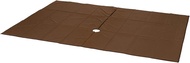 DOD MA3-953-BR One-Pole Tent RX(M) Mat for 3 to 4 People, 110.0 x 82.7 inches (280 x 210 cm), Brown
