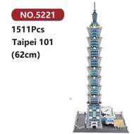 ✨Taipei 101 Building Blocks 1511 Pcs WANGE Architecture Bricks Toy Set