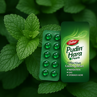 สีเขียวมินท์300 เม็ด(Pudin Hara) (30แผง)
