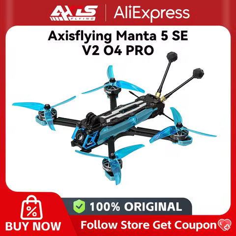 Axisflying Manta 5 SE V2 O4 Pro queshed X H743 FC 5 Inch Drone Freestyle for AE2207V2 1960KV 6S Moto