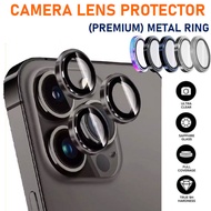 IPHONE 15 PRO MAX 15 PLUS 14 13 MINI 11 12 Camera lens protector Ring metal alloy glass