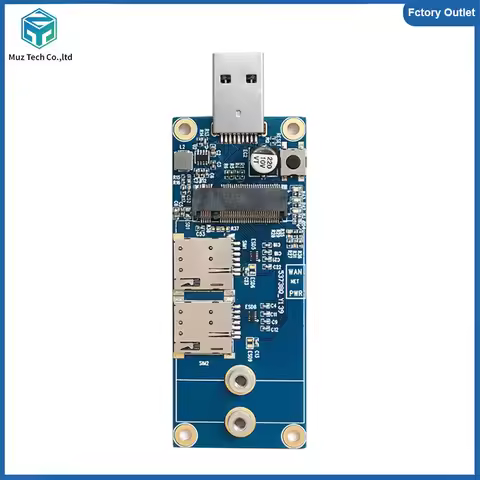 5G M.2 to USB3.0 Development Board with M.2 B Key Interface for 42*30mm and 52*30mm LTE Modules RM50