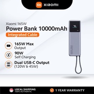 BuzzMart Xiaomi 165W Power Bank Integrated Cable 90W Self Charge Compact Fast Charge Multiple Device