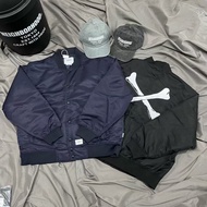 79X9 WTAPS Bone Cotton Jacket Flight Jacket Baseball Uniform Loose Large Size Male Female Couple