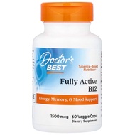 Doctor’s Best Fully Active B12 1500mcg 60 Capsules / 180 Capsules
