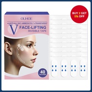 Invisible V-Shaped Facial Lifting Tape for Eye, Neck, Wrinkle Removal, Sagging Skin, Double Chin, an
