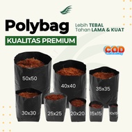 1 Pack Polybag Plant Polybag Thick Small Medium 15x10 20x20 25x25 30x30 35x35 40x40 50x50 Polybag Pl