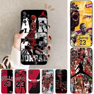 Samsung A30S A40S A50 s  A70 A20 A31 A51 A71 A72 A73 F06 F16 C9 Chicago Bulls Soft black phone case
