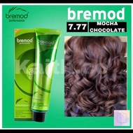 BREMOD 7.77 MOCHA CHOCOLATE Hair Colourant Set with Oxidiser