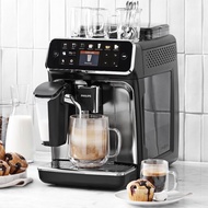 PHILIPS 5400 series Fully Automatic Espresso Machine with LatteGo Milk Frother EP5447/93, 12 coffee 