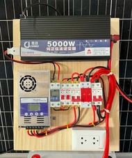 ชุดคอลโทรลชุดนอนนาโซล่าเซลล์24v5000w mppt60aกันฟ้าผ่าและชิโนไทม์เมอร์พร้อมส่งในไทย(ส่งด่วน)