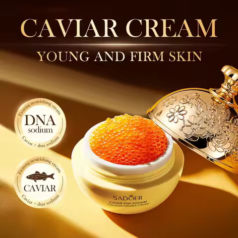 SADOER Caviar DNA Sodium Collagen Frming Cream for Moisturizing Nourish Anti-age Skin Care 30g