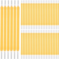 PRETYZOOM 100pcs Replacement Filament, 40mm LED Filament, Warm Light Filament Lamp Bulb Parts, Ediso