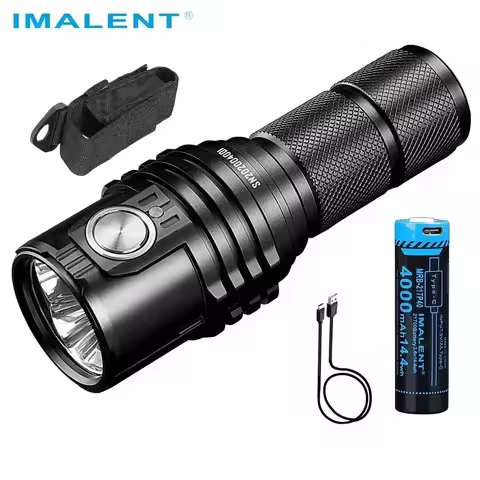 IMALENT MS03 Rechargeable Compact Portable 13000Lumens Super Bright Flashlight XHP70.2 LED 324m Beam
