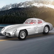 [Hot]Bburago 1:18  Benz 300 SLR R Alloy Car Model Racing Vintage Car Die Cast Model Toy Collection D
