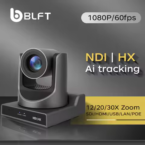 NDI 1080P PTZ Camera Ai Track 12 20 30X Zoom Live Streaming Camera SDI HDMI POE U3 Conference Camera