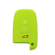 Suitable for Hyundai Sonata Eighth Generation Silicone Key Case Smart 3-Key Key Case Yacos Elante Pr
