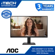 AOC 22B40HM/71 21.5" VA FHD 120Hz (1920x1080) 4ms GTG/1ms MPRT IPS Monitor