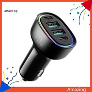 [AM] Usb Car Charger Car Charger Adapter Super Fast 70w Usb-c Car Charger with Overheat Protection Universal Pd Car Charger for Southeast Asian Buyers