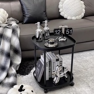 Bedside 8V Bedroom Mobile ins Small Apartment Side Table Living Room Sofa Light Luxury Small Table S