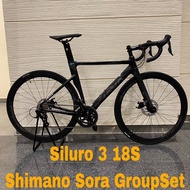 * Free Delivery * JAVA SILURO 3 18S ROAD BIKE | SHIMANO SORA R3000 GROUPSET | 3 COLOURS AVAILABLE | CARBON FORK