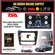 T5 DSP CarPlay◾TSA Mercedes Benz W211 2002 - 2009 Android 9'' inch Android Car Player Monitor